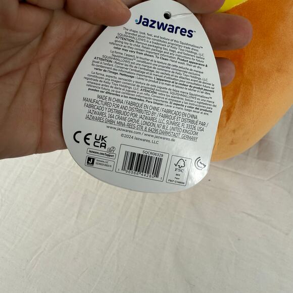 NWT Squishmallows Stranger Things 10” Surfer Boy Pizza - Picture 6 of 6